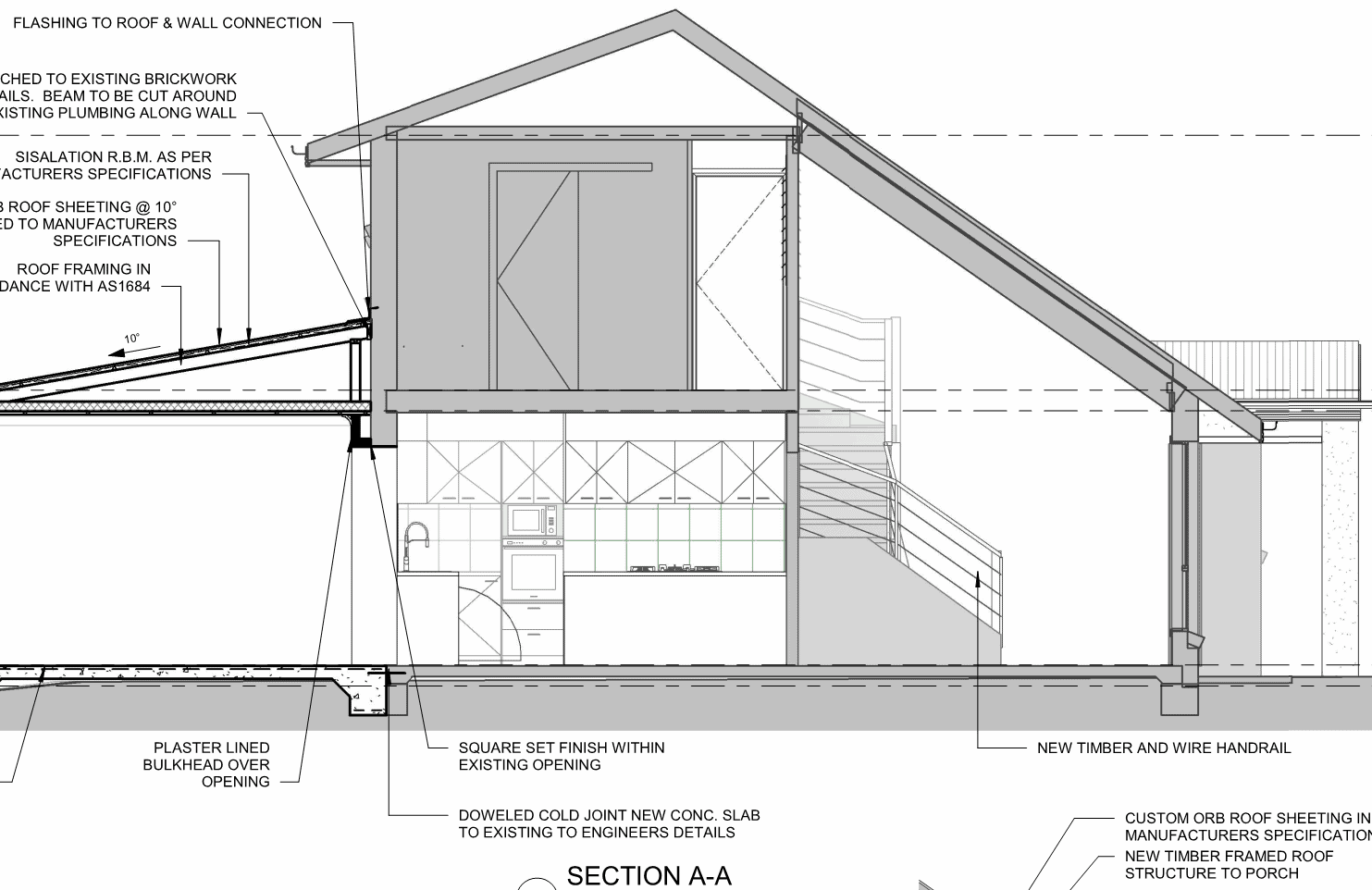 A section plan